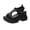 Black, variant on Orthopedic Thick Wedge Sandals for Women with Arch Support Summer on Platform Shoes Casual Beach Comfy Sliders Sport Outdoor Shoes White 6