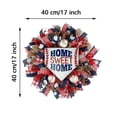 thumbnail image 6 of Youweixiong 4th of July Decoration Patriotic Wreath for Front Door USA Flag Red White and Blue Grapevine Wreaths, 6 of 6