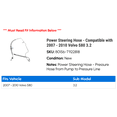 thumbnail image 2 of Power Steering Hose - Compatible with 2007 - 2010 Volvo S80 3.2 2008 2009, 2 of 2