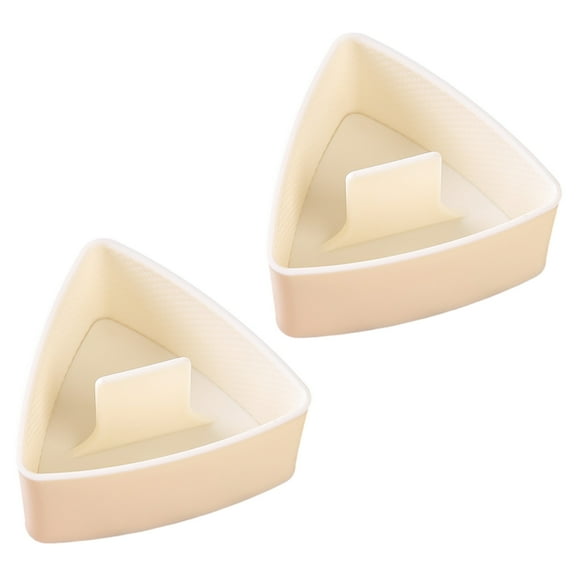 Onigiri Mold Triangle, 2 Pack Large Rice Ball Mold Sushi Makers, Japanese Rice Cooker Kit for Lunch Bento-Style 2