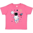thumbnail image 3 of Inktastic Astronaut the Moon Spaceship and Shooting Star for Light Colors Boys or Girls Toddler T-Shirt, 3 of 5