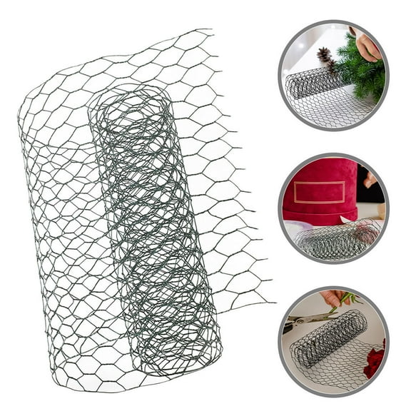 IDEANATEGRATE Chicken Wire For Floral Arrangement Wire Mesh Net Iron 1 Roll