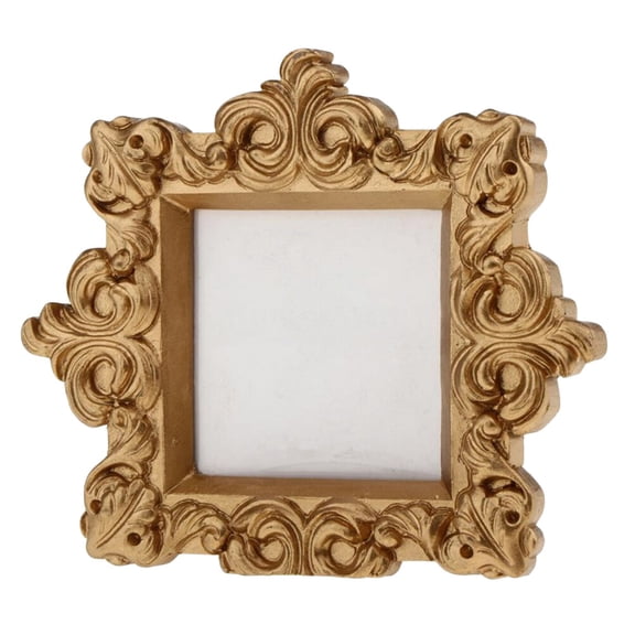 Hemoton Novelty Vintage Resin Picture Photo Frame Birthday Party Table Place Home Table Decorations