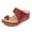 Red, variant on Women's Wedge Sandals Toe Ring Arch Support Slide Sandals Bohemian Style Hollow Breathable Sandals Flip Flops Comfortable Orthopedic Sandals