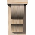thumbnail image 2 of 5 1/2"W x 10"D x 10"H Ridgewood Smooth Corbel w/Backplate, Douglas Fir, 2 of 9