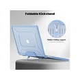 thumbnail image 4 of Étui pour MacBook Pro 16 Pouces Case 2023 2022 2021 Release M3 A2991 M2 A2780 M1 A2485 Pro Max Chip, Étui Rigide pour Portable avec Béquille, Peau de Clavier, Protecteur d'Écran, Couvercle pour Caméra Adaptateur USB‐C, 4 of 7