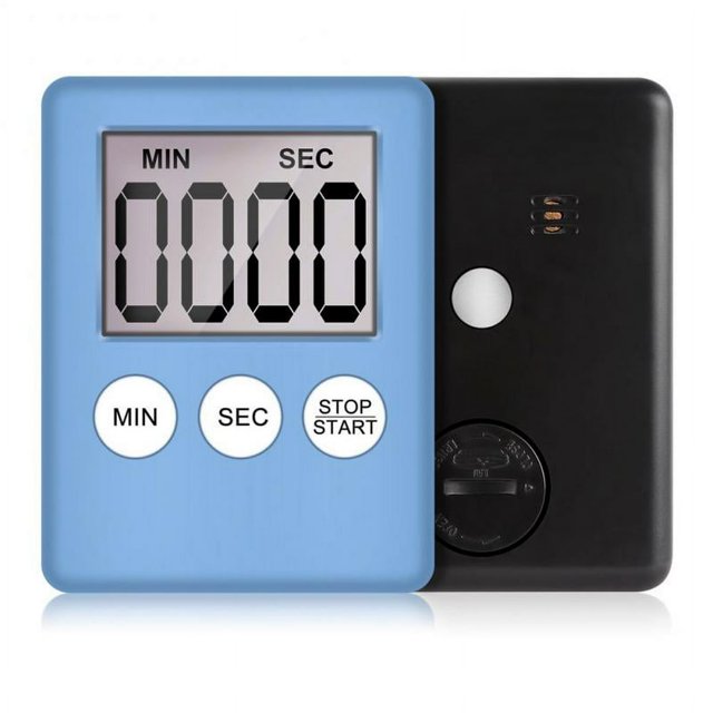 LCD Digital Kitchen Timer for Cooking Study Stopwatch Alarm Clock Electronic Magnetic Cooking Countdown Timer Temporizador