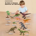 thumbnail image 3 of [215 pieces portable gift box] DIY dinosaur villa assembly toys, boys' building models, children's educational toys aged 3-8, three-dimensional assembly gifts, STEM science enlightenment, 3 of 19