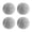 Grey 4pcs, variant on OIUR 4 Pcs Pre-Cut Walker Tennis Balls for Furniture Legs Floor Protection Universal Walker Leg Felt Pad Glide Coverings for Seniors