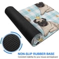 thumbnail image 6 of Long Mouse Pads for Desk,Pug with Crown Desk Mats on Top Of Desks, Desk Mouse Pad Extra Large with 3mm Non-Slip Base and Stitched Edge for Gaming,Office,Work,Home 31.5"x11.8", 6 of 6