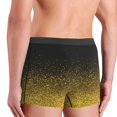 thumbnail image 4 of Men's Boxer Briefs, Gold Glitter Gradient Soft Comfy Mens Underwear Boxer Briefs Breathable With Widen Waist, 4 of 7