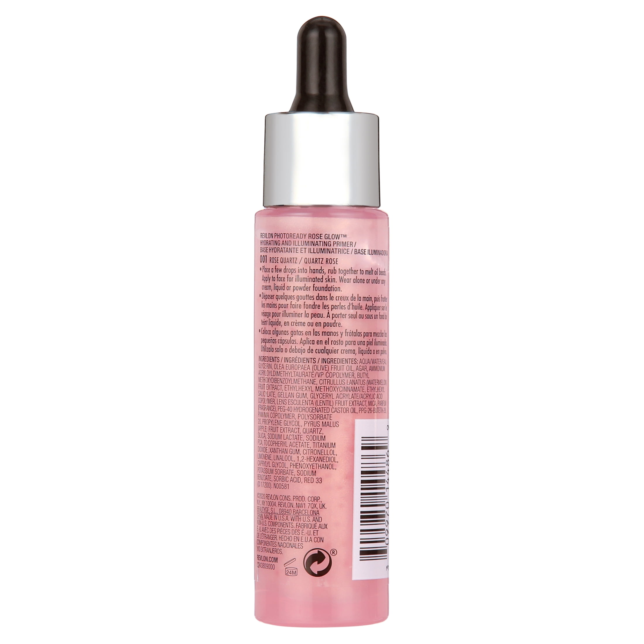 Revlon PhotoReady Rose Glow Face Primer - Hydrating, Illuminating