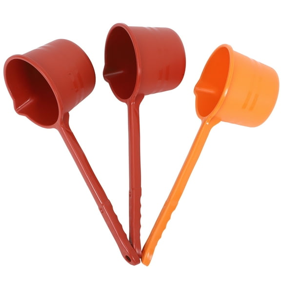 unbranded 3 Pcs Collapsible Bucket Long-handled Bath Water Scoop 45.50X17.50X12.00CM