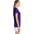 thumbnail image 2 of Gildan 42000L Ladies' Performance T-Shirt Purple XL, 2 of 3