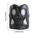 thumbnail image 3 of Konghyp Halloween Decorative Lights Plastic Imitation Candle Skull Ornament Lamp LED Electronic Night Light, Party Decoration, Soft Light Effect, Reusable Christmas Decor, Ghost Festival Ornament, 3 of 6
