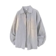 thumbnail image 4 of Mens Solid Oxford Shirt Long Sleeve Dress Shirt Work Casual Button Down Shirts with Pocket, 4 of 9