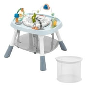 VEVOR Baby Activity Center, Interactive Play Center, 360° Rotating Seat & Adjustable Height, Toddler Jumper Bouncer & Play Table with Developmental Toys, Music Songs, For Age 6 Months and Up
