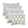 thumbnail image 6 of Home Soft Things 6-Piece Reversible Quilted Daybed Set w/ Bedskirt, Shams & Pillow - Bloom Medallion, 75"x39", 6 of 7