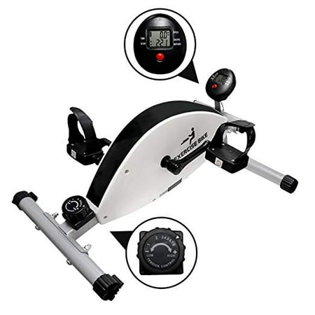 Vivohome Desk Exercise Bike Pedal Exerciser White Walmart Com