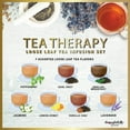 thumbnail image 4 of Thoughtfully Gourmet Tea Box Gift Set, Loose Leaf Tea Therapy Sampler Variety Pack, 7 Flavors, 4 of 9