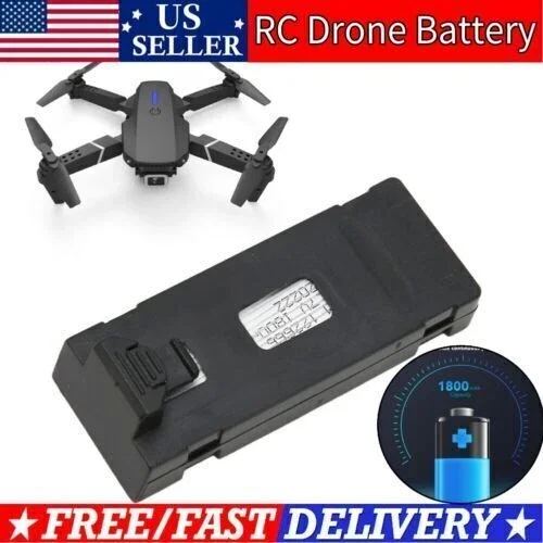 3.7V 1800Mah Li Ion Battery Rc Drone Battery Replacement For E88 E88Pro E88Max