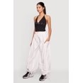 thumbnail image 3 of Women's Tie Hem Parachute Baggy Pants, 3 of 8