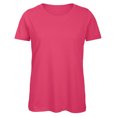 thumbnail image 1 of B&C - Camiseta de manga corta de algodón orgánico modelo Favourite para mujer (Fucsia), 1 of 1