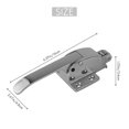 thumbnail image 4 of Sodial(r) Stainless Steel Loaded Walk In Freezer Cooler Door Handle Latch, 4 of 5