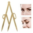 thumbnail image 4 of Positioning RulerTattoo Positioning Ruler, Sterile Eyebrow Stencil, Lightweight  Girls for Home Golden,Silver,Black, 4 of 8