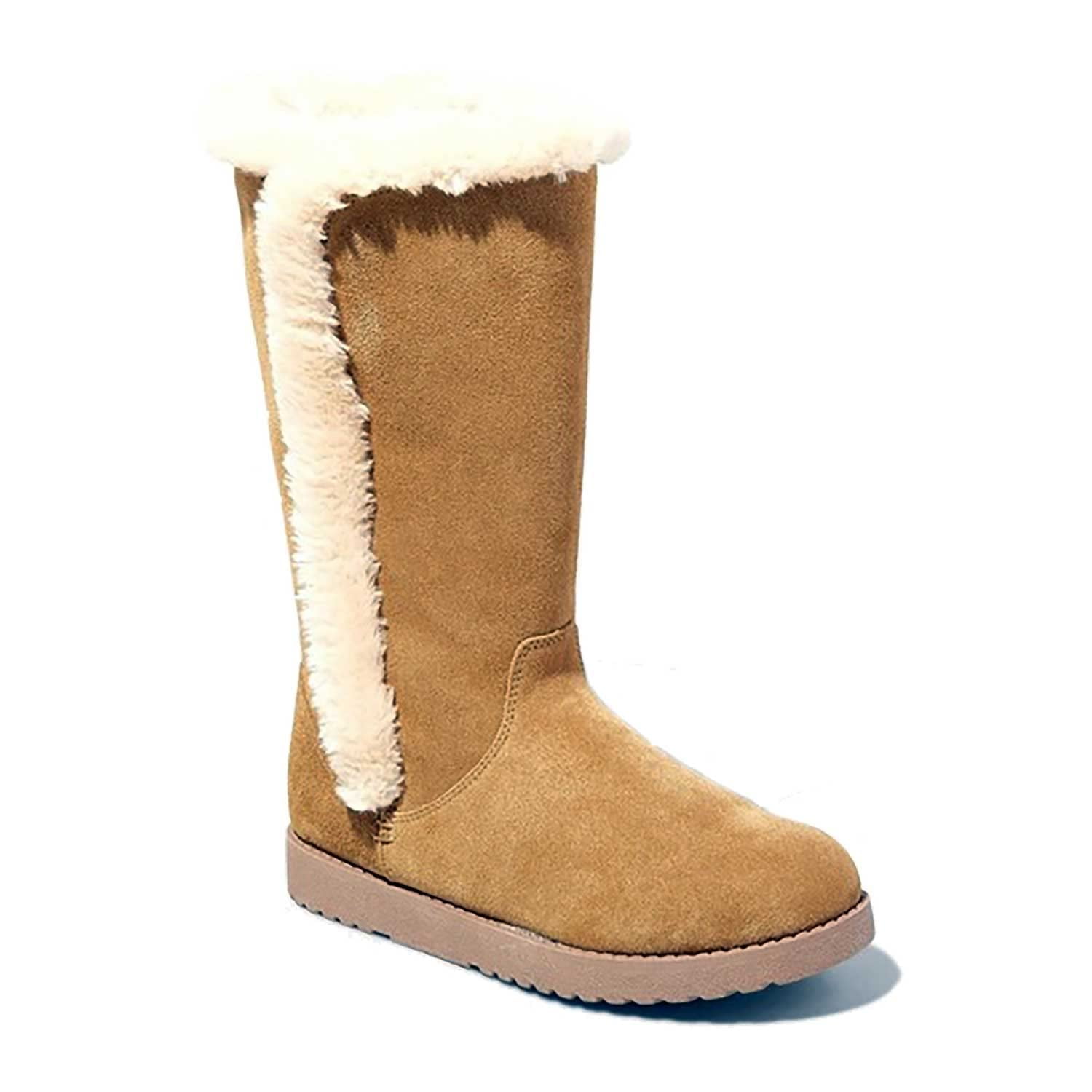 Universal Thread Women s Daniela Style Genuine Suede Faux Fur