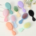 thumbnail image 5 of Mini Hair Brush Detangling Soft Bristles Travel Size for Women Kids Smoothing Knots 5.3x2.2in, 5 of 9