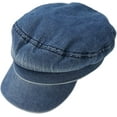 thumbnail image 6 of CoCopeaunts Newsboy Cap Autumn Winter Women Leisure Octagonal Hat Ladies Denim Beret Hat Cowboy Cap Beret Driving Hat, 6 of 8