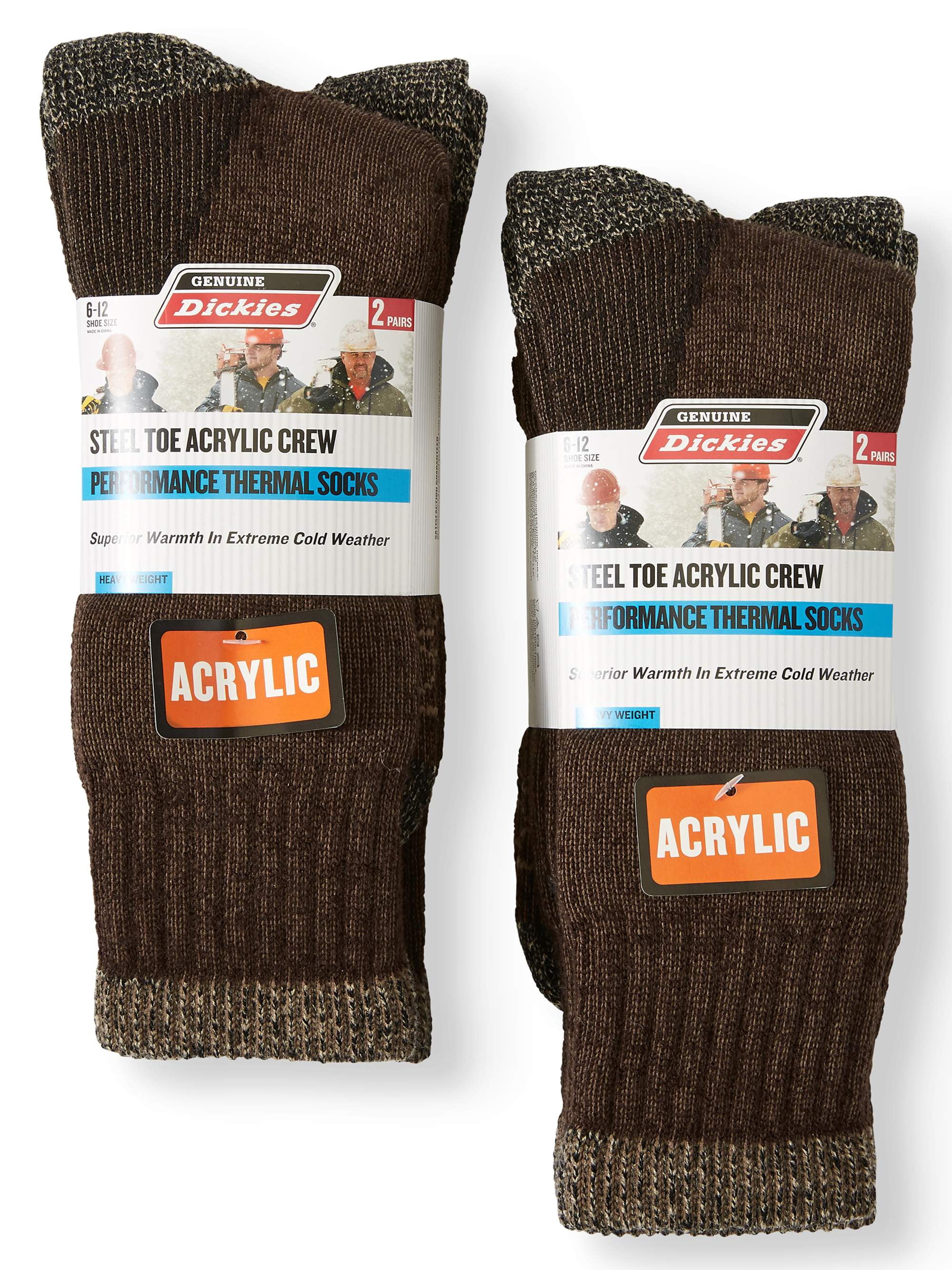 Acrylic Thermal Steel Toe Crew Socks 