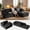Black, variant on 105" L Shaped Sectional Sofa with 68.5" Chaise - Corduroy Boneless Cloud Couch, No Assembly Required, Modern Frameless Modular Sofa for Living Room, Deep Seat & Non-Slip (Right-Facing, Black)