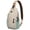 Tropical Exoti, variant on Tropical Exotic Bird Sling Backpack, Floral Hawaii Pattern Crossbody Bag for Bird Lovers, Colorful Tropical Design for Travel
