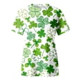 thumbnail image 4 of GILIGEGE Womens St Patricks Day Shirt Funny St Patricks Day T Shirts Short Sleeve Women's T-Shirts Funny Saint Patrick's Tunic Tops Graphic Tees for Women Saint Patricks Day T-Shirt Pullover Blouse, 4 of 5