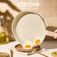 thumbnail image 5 of Carote 19-Piece Nonstick Pots and Pans Set, Ceramic Cookware Set with Lids, Induction Compatible, Oatmeal, 5 of 7