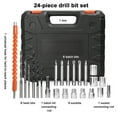 thumbnail image 3 of Mistaha 21V Cordless Electric Drill Set with Impact Driver and Screwdriver Function, Adjustable Torque, Dual Speed, LED Light, Rechargeable Lithium Battery - Red, 3 of 7