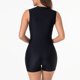 thumbnail image 3 of Traje de baño de una pieza para mujer, conjuntos de bikini para mujer, traje de baño de buceo de nailon con mangas largas y shorts, traje de baño de nailon para mujer, traje de baño de una pieza para, 3 of 8