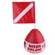 thumbnail image 1 of Sonducket Diving Signal Floater Surface Marker Flag Ball Dive Deportes acuáticos, 1 of 1