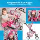 thumbnail image 4 of Cochecito para muñecas Kinderplay KP0280S ligero, 56 cm, 4 of 9