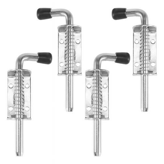 4 Pack 5 Inch Spring Loaded Latch Pin 304 Stainless Steel Barrel Bolt Thickened 2mmk9225