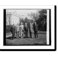 thumbnail image 2 of Historic Framed Print, Delegation from Veterans of Foreign Wars, 10/21/25, 17-7/8" x 21-7/8", 2 of 9
