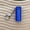 Blue, variant on Portable Waterproof Pill Holder, Keychain Pill Case, Aluminum Single Chamber Pill Container, Compact Pocket Pill Organizer for Travel, Durable Small Pill Box for Medication & Vitamins