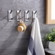 thumbnail image 2 of Juego de 4 ganchos adhesivos de pared para cocina, baño, oficina, gancho de cocina para colgar toallas, sombreros, llaves, bolsos, 2 of 3