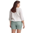 thumbnail image 2 of Ellos Plus Size Stretch 5-Pocket Shorts, 2 of 3