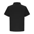thumbnail image 5 of Ashirexll Mens T-shirts, Big and Tall Shirts for Men, Plus Size Casual Fashion Button Turndown Collar T-shirts for Casual and Work, 5 of 6