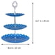 thumbnail image 2 of unbranded Soporte Para Pastel De Niveles Azul De Material Resistente Para Bodas Fiestas Y Postres, 2 of 7