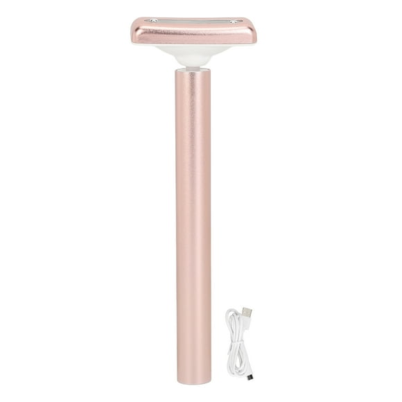Heated Eye Massage Wand 630nm Red LED Light Hot Compress USB Charging Electric Eye Massage Wand