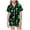 Green*, variant on RUTAYY Girls Pajama Set Halloween Ghost Star Graphic Graphic Lapel Short Sleeve Top and Shorts Breathable Home Sleepwear Themed Gathering Night Suit for Kids Red
